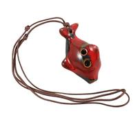 BESTonZON Ceramic Dolphin Ocarina Producing Beautiful and Resonant Sounds for Beginners with 4 Holes Featuring a Unique Adorable Dolphin Shape for Creative Music Gifts and Practice
