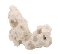 BESTonZON Ceramic Rockery Decor for Aquarium and Fish Tank, Elegant White Micro Landscape Stone, Safe and Realistic Desktop Bonsai Rockery Accessory for Indoor Fish Tank Decoration