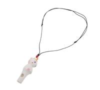 BESTonZON Ceramic Whistle Lanyard Loud Crisp Sound for Referees and Boys and Girls Adorable Decorative Pendant for Parties and Collectible Item