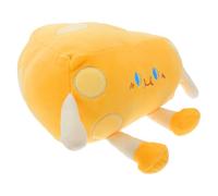 BESTonZON Cheese Plush Pillow 20x10x20cm Stuffed Cheese Cushion Cute Food-shaped Throw Pillow for Sofa Car Nap Home Decor