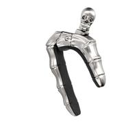 BESTonZON Chic Skull Design Guitar Capo Multi-function Capo for Acoustic Electric Ukulele Lightweight Unique Aesthetic for Musicians and Halloween Enthusiasts