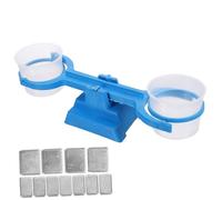 BESTonZON Children Balance Scale, Plastic Teaching Prop for School Teaching Activities and Laboratory Scientific Activities, Introduces Mass, Measurement and Weighing Random Color