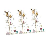 BESTonZON Childrens Wall Decals 3pcs Height Chart for Wall Decals Height Chart Canvas Growth Chart Wall Decals for Wallpaper Height Growth Wall Decals Wall Decals Wall Sticker Child Cartoon