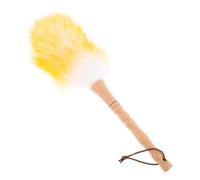 BESTonZON Chinese Instruments Cleaning Brush Wooden Handle Dust Wool Brush Gentle Piano Cleaner for Strings Multi-instrument Accessory