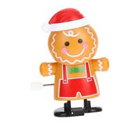 BESTonZON Christmas Wind Up Gingerbread Man Portable Walking Clockwork Plaything for Holiday Party Favor Festive Decoration Charming Xmas All Ages