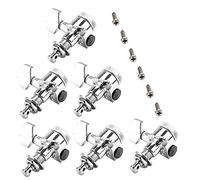 BESTonZON Chrome Square Head Locking String Tuning Pegs for Electric Guitar Guitar Machine Heads Pegs Tuning