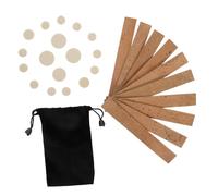 BESTonZON Clarinet Key Pad with Neck Joint Cork, Coffee Wood and Sheep Casing Material, Excellent Compression and Good Elasticity, Suitable for Clarinet Repair and Maintenance Accessories