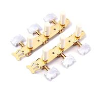 BESTonZON Classic Guitar Tuning Pegs Machine Heads with Standard 35mm Spacing Metal and Plastic Construction Easy to Use Acoustic Guitar String Tuning Keys