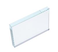 BESTonZON Clear Glass Paperweight Square Heavy Decorative Block for Office Desk Sewing Fabric Weight for Dressmaking Calligraphy Accessory and Art Craft Ornament