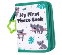 BESTonZON Cloth Baby Photo Album Soft Decorative Photo Book for Record Growth Milestones Portable Keepsake Gift for Boys and Girls Families