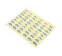 BESTonZON Cloud Shaped Fretboard Stickers for Electric Guitar and Ukulele Durable Self-adhesive Decals for Beginners Stylish Music Instrument Decorations