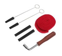 BESTonZON Comprehensive Piano Tuning Tools 6-piece Kit Tuning Fork Mute and Stick Non-damaging for Musicians