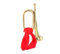 BESTonZON Copper Alloy Bugle Wind Instrument Military Style Brass Horn for Beginners Youth Music Performance