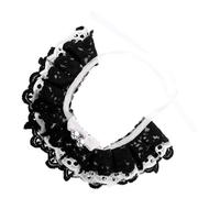 BESTonZON Cotton Lace Bib for Pets Adjustable Dog and Cat Collar Mini Bell Adorable Neck Decor for Cats and Dogs Multi-Color Lace Design