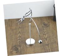 BESTonZON Creative Physics Balancing Desktop Couple Ornament with Perpetual Motion Premium Iron Aluminum Material Unique Office Decoration and Educational Kinetic Sculpture