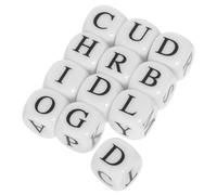 BESTonZON Crossword Dice Game Letters Set with 12 Lettered Dices, Educational Word Puzzle for and Adults, Travel- Game for Camping and Family Fun