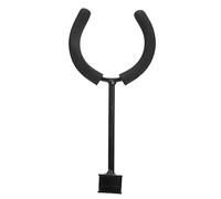 BESTonZON Cucurbit Flute Shelves Hulusi Rack Cucurbit Flute Rack Hook Musical Instruments Cucurbit Flute Wall Hanger Wall Mounted Holder Cucurbit Flute Wall-mounted Hanger Iron Rack Black