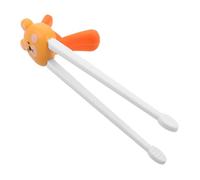 BESTonZON Cute Bear Training Chopsticks for Toddlers Adaptive Utensils for Boy Girl Learning Chopstick Skills Reusable and Easy to Clean for Beginners Coordination and Dexterity