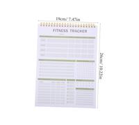 BESTonZON Daily Workout Journal Notebook Coil Fitness Agenda Notepad for Self-improvement Habit Tracking and Workout Planning Suitable for All Genders