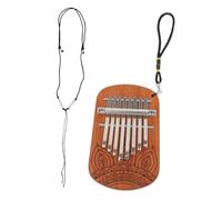 BESTonZON Delicate Patterned Kalimba Thumb Piano for Beginners Musical Instrument Design Great for Learning and Fingertip Playing
