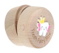 BESTonZON Delightful Keepsake Box for Boys and Girls with Large Capacity Tooth Storage Box Wooden and Intricate Carved Design for Childhood Memory and Lost Teeth, Gift for Parents