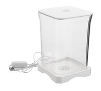 BESTonZON Desktop Ecological Fish Tank Small Plastic Aquarium for Office Desk Landscape Aquarium Design Compact Tank for Betta Fish Goldfish