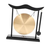 BESTonZON Desktop Gong Chinese Feng Shui Meditation Table Bell Decorative Centerpieces Living Table Decor Ornaments Chinese Home Decor