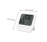 BESTonZON Digital Indoor Hygrometer High Accuracy Humidity with LCD Display for Climate Monitoring Stand and Wall Mount Temperature Record Celsius Fahrenheit for Bedroom Office