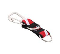 BESTonZON Dive Flag Safety Lanyard Clip with Snap Hooks for Scuba Gear High Visibility Octopus Regulator Holder Keychain Diving Mouthpiece Keeper for Underwater Security and Easy Access