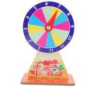 BESTonZON DIY Party Game Wheel with Smooth Rotation Lightweight Portable Prize with Stand and Pointer for Interactive Fun and Winning Prizes at Parties and Events