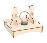 BESTonZON DIY Wooden Motor Building Kit for Science Experiment with Dc Motor Educational Stem for Childrens Creativity and Parent Interaction School Science Materials