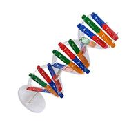 BESTonZON Dna Double Helix Model Educational Science Teaching Aid for DIY Anatomy Learning Kit for Boys and Interactive Science Educational Instrument Random Color