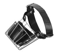 BESTonZON Dog Muzzle Small Adjustable Stainless Steel Mouth Cover for Puppies Breathable Design Comfortable Fit for Training and Preventing Barking Easy to Clean Durable Pet Accessory