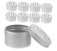 BESTonZON Dog Scent Training Boxes 10pcs 120ml Metal Tins with Lids for Nose Work Detection Dog Training Supplies Suitable and Puppies