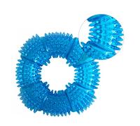 BESTonZON Dog Squeaky Bite Thorny Ring Chew for Dogs Puppy Teething Teeth Pet Plaything Indoor Outdoor Random Color