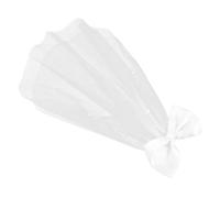 BESTonZON Dog Wedding Veil with Bow Decor Elegant Pet Veil Dress for Weddings Parties and Birthdays Lightweight Comfortable Gauze Material Bridal Accessory for Dogs