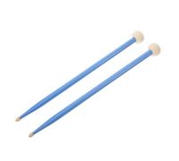 BESTonZON Double-ended Drum Stick Maple Soft Felt Heads Marching Snare Drum Sticks Replacement Drumming Tools Percussion Instrument Accessory