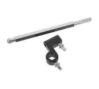 BESTonZON Double Pedal Drum Accessories Metal Hammer Fixing Rods Replacement Connecting Rods for Bass Drum Beater Clamps Holder for Studio and Stage Use