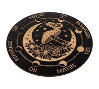 BESTonZON Dowsing Pendulum Wooden Board for Spiritual Divination and Witchcraft Altar Practical Wood and Decorative Appeal