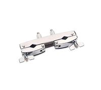 BESTonZON Drum Clamping Rod Percussion Drum Connecting Clip Drum Connecting Holder Drum Bass Accessory Drum Bracket Clamp Cymbal Clamp Drum Bracket Clip Drum Hardware Trumpet Parts Silver