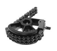 BESTonZON Drum Kick Pedal for Acoustic Drum Kit Bass Drum Beater Double Chain for Jazz Drum Set Accessories Black