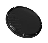 BESTonZON Drum Practice Pad for Effective Drumming Practice and Skill Development 10 Inch for Beginners Carbon Fiber Black Abs Plastic Non-slip Drum Training Mat