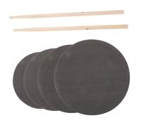 BESTonZON Drum Practice Pad Set with Stand and Silent Drumsticks for Beginners, Portable and Ergonomic Design Foam Pads for Personal Use and Practice Sessions