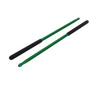 BESTonZON Drum Sticks in Green Colour Aluminium Alloy to Help Build Strength Strong Anti-rust Drumstick for Drummer Exercises and Drum Pad Practicing