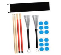 BESTonZON Drumsticks Set for Percussion Practice and Live Performances Wood and Silicone with Balanced Feel and Maximum Sound Quality, Suitable for New Drummers and Experienced Players