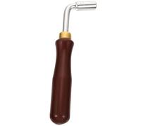 BESTonZON Dulcimer Tone Tuning Accessory Instrument Tone Tuning Wrench Stainless Steel Lightweight Dulcimer Wrench Tool 5.89X1.97X0.83In Sturdy Brown Professional