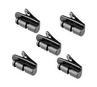 BESTonZON Earphone Cable Clamp for Stage Performances and Speeches Headset Cord Clips 5pcs Wire Clips Made of Sturdy Abs and PC Material for Headphone Wire on Collar