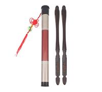 BESTonZON Ebony Bird-type Dulcimer Practice Hammers 1 Set Professional Dulcimer Accessories Smooth Sturdy Ebony Parts Creative Training Hammer Black