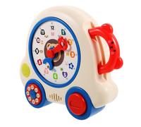 BESTonZON Educational Clock for Interactive Cognition Learning Clock with Shapes and Animals for Early Learning and Playtime Activities