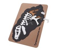 BESTonZON Educational Dinosaur Fossil Bone Puzzle for Wooden Dinosaur Skeleton Jigsaw Preschool Archaeology Learning Game Interactive Birthday Gift